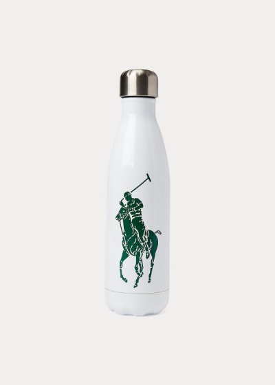 Botella De Agua Polo Ralph Lauren Hombre Blancos / Verdes - Polo S'well - LKGON0519